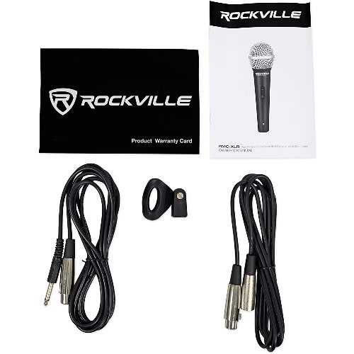 Rmc-xlr High-end Metal Dj Handheld Wired Microphone Mic 2 Cables