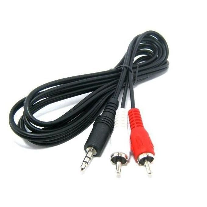2 To 1 Mp3 Phone Auxiliary Audio Home Theater Cable