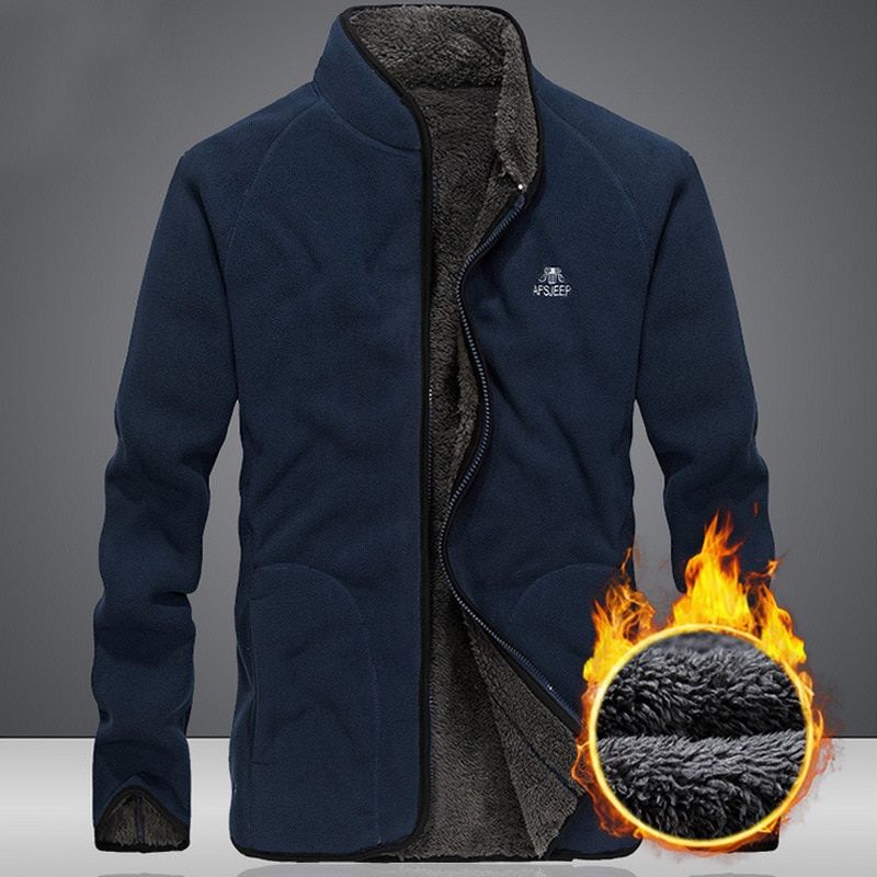 Winter Warm Military Jackets Men Thick Fleece Er Jackets Coats Mens Windbreaker Stand Collar Outerwear Tactical Parka