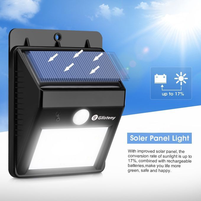 20 LED Solar Powered Motion Sensor Security Wall Light