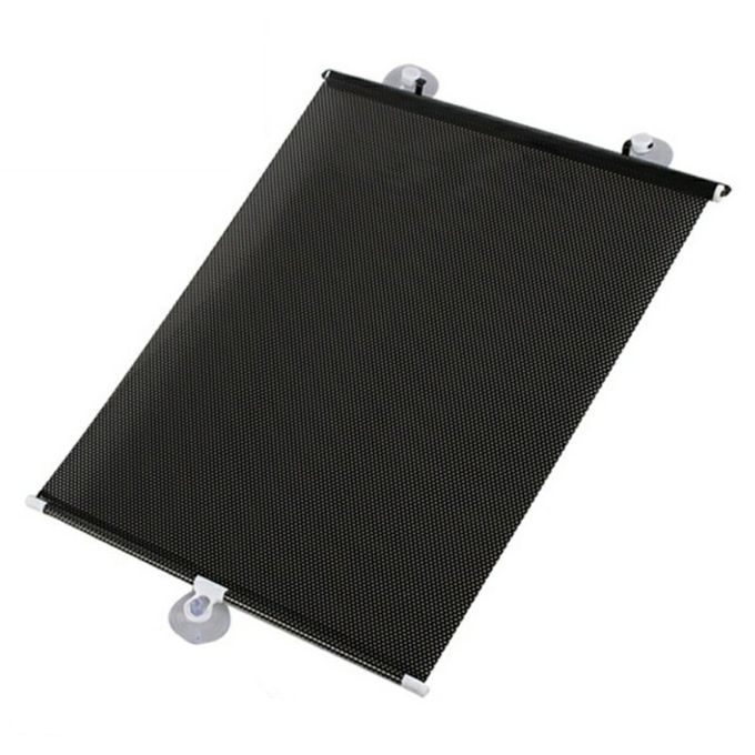Ar Sun Blinds Automati  Retra Table Sunshield Front Windshield Sun Shade-black-58*125cm