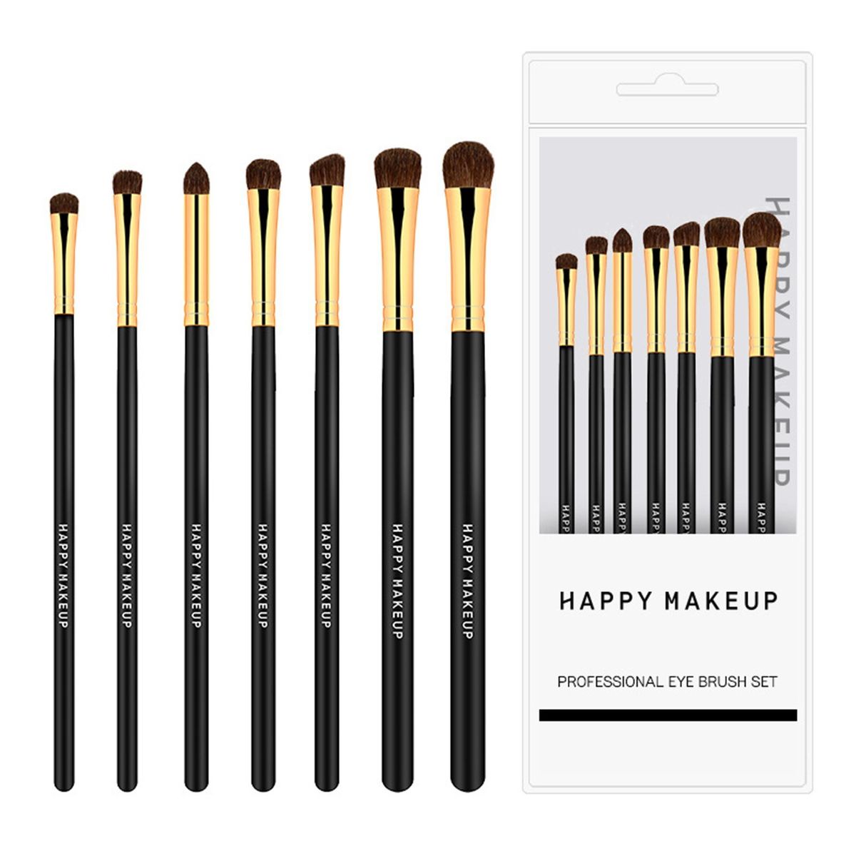 7pcs Eyeshadow Brush Set Eye Makeup Brushes Eye Shader Brush