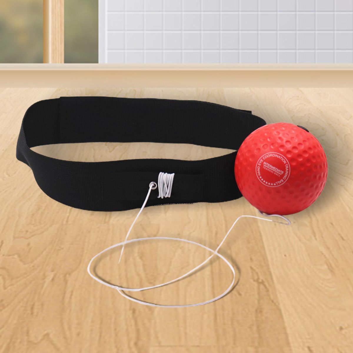 Boxing  Ball Headband Set Improve Reaction Speed Red Ball 30g