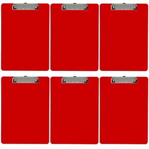 6 Pieces Clip Boards