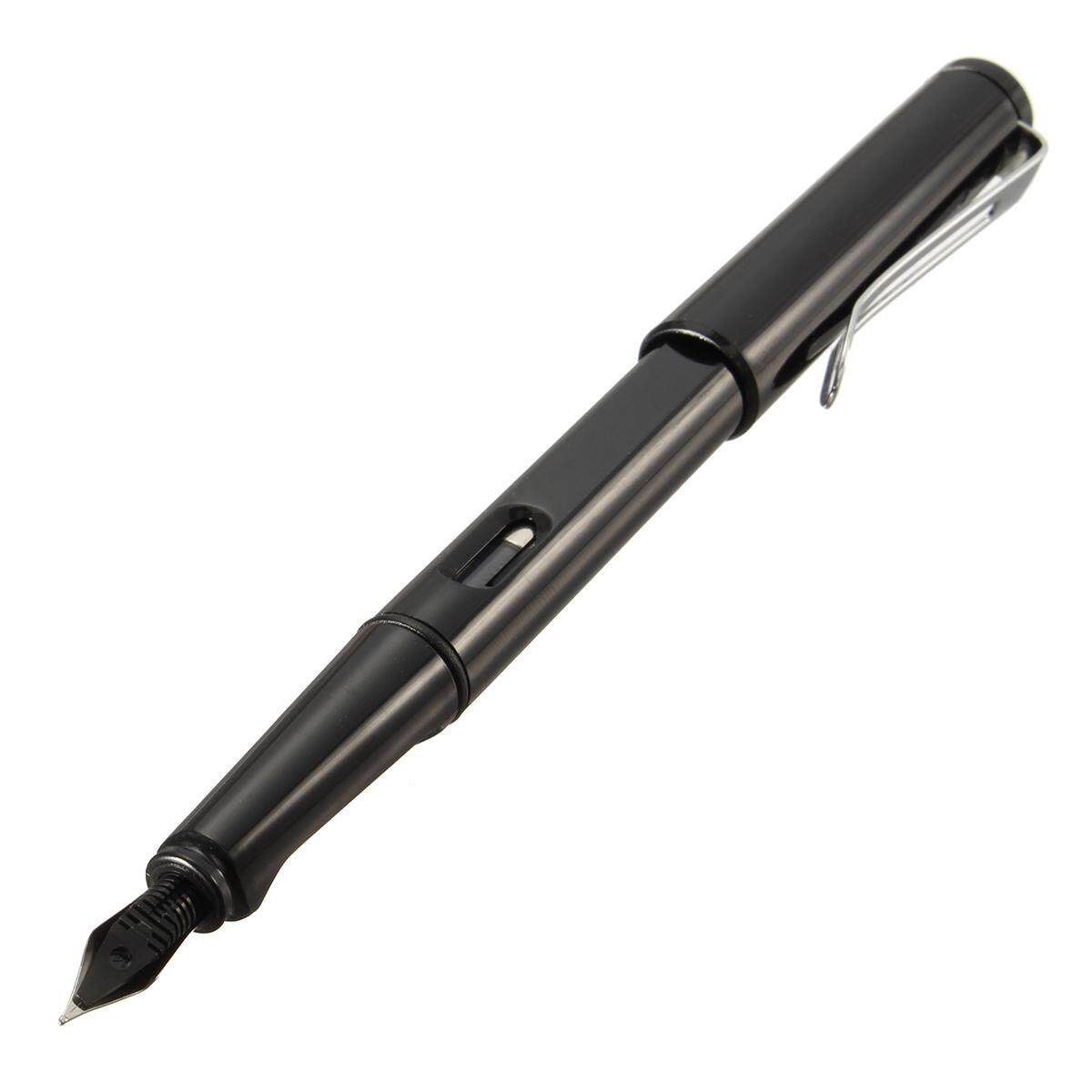 Black White 0.5mm Nib Fountain Fen Inking Pens Luxury Gift Pens For Writing Office Stationery Children Student Gifts Black 0.5mm
