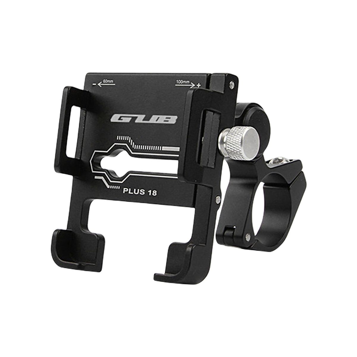 1 Set Handlebar Phone Clip MTB Road Bike Electric Bicycle Mount Phone Stand Black