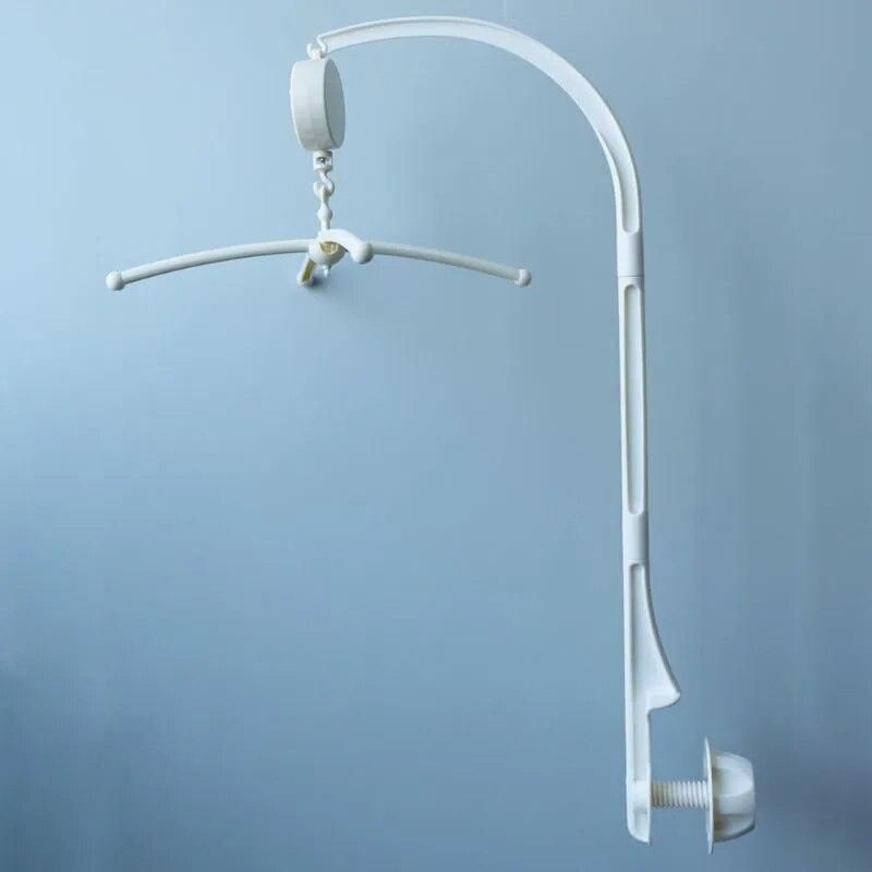 Baby Crib Mobile Bed Bell Hanging Cross Lullaby Bell Holder Universal Crib Rattel Wind-up Music Toy for Newborn