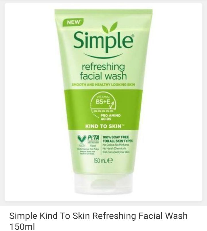 Simple Facial Wash