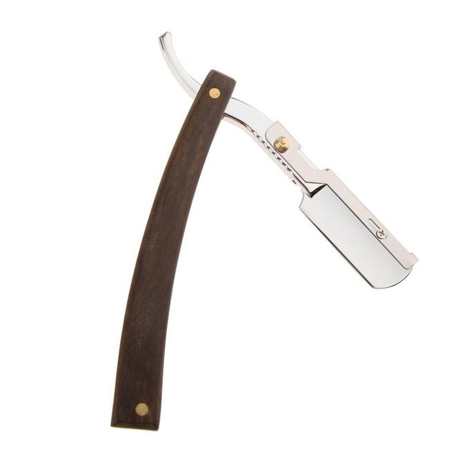 Men Straight Shaving  Brown