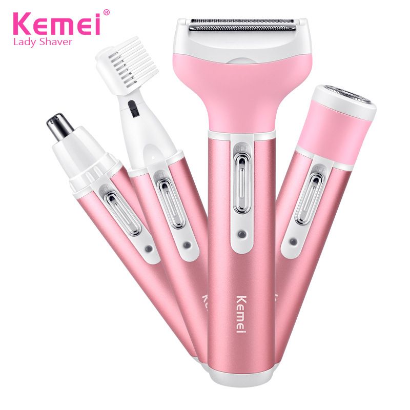 4 IN 1 Portable Lady Grooming Kit Women Mini Electric Shaving Cutter Set