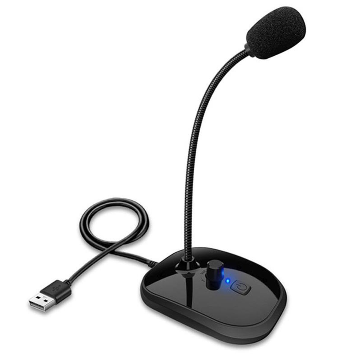 SK-30 USB Desktop Microphone With Mute Button Volume