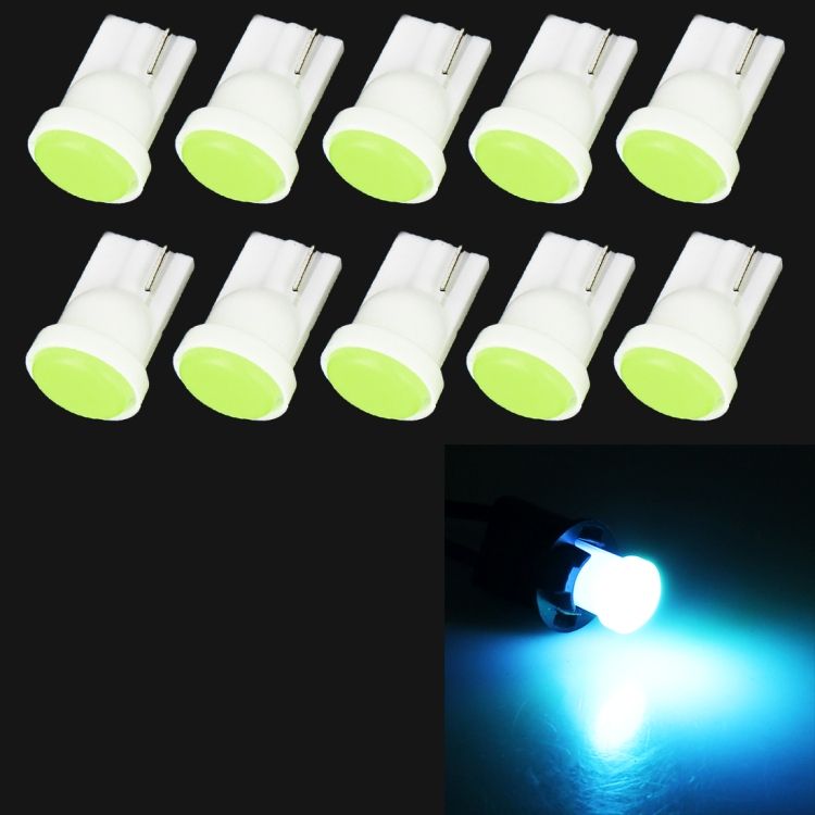 10 PCS T10/W5W/194/501/168 COB Bulbs Car Reading Lamp