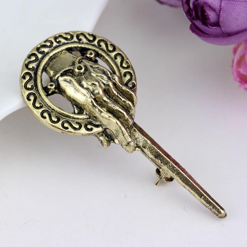 Hand Of The King Brooch Song Of Ice And Fire Finger Fist Sign Power Pin Vintage