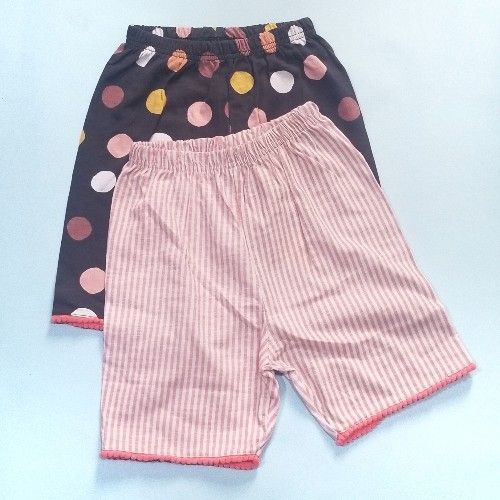 Girls Cute 2piece Shorts Pant
