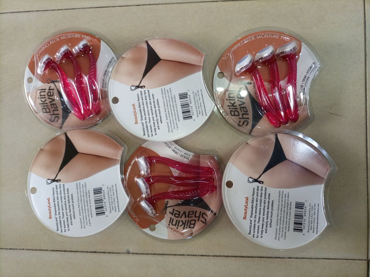 Bikini Shaver- Disposable Bikini Razors. 6pks