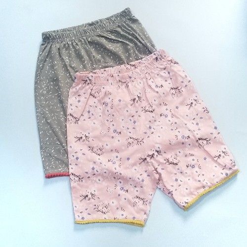 Unique Pattern Girls 2piece Shorts Pant