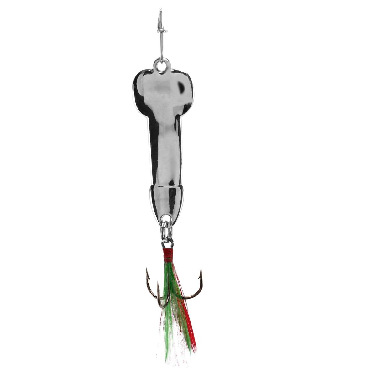 metal spoon fishing lure Feather Hook metal fishing bait