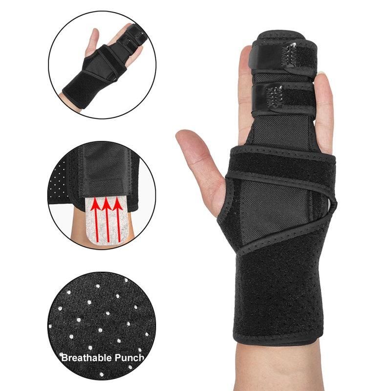 Mallet Finger Splint for 2/3 Finger Brace Aluminum Finger Support Stabilizer