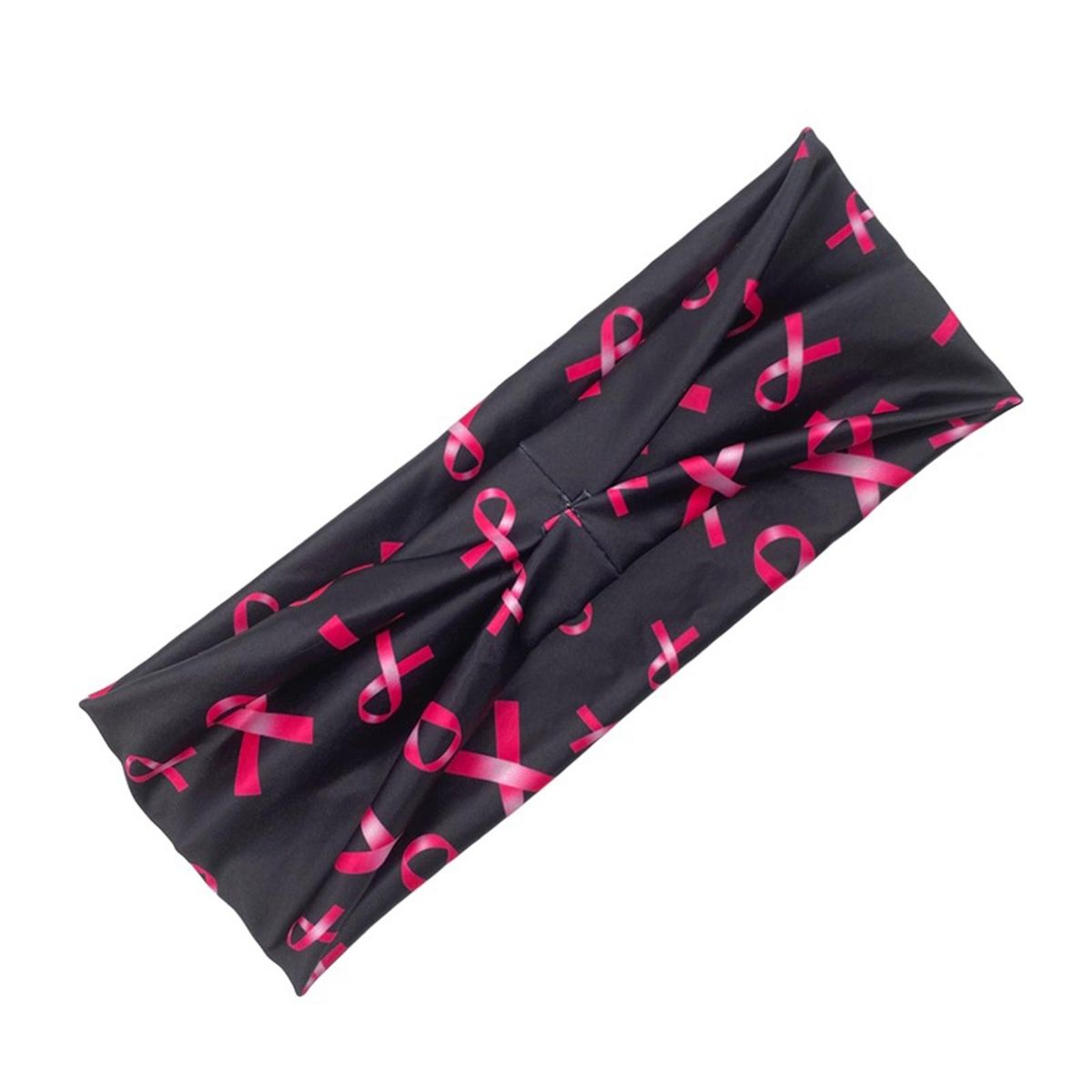 Sports Headband for Basketball Performance Womens Wide Edge Yoga Black