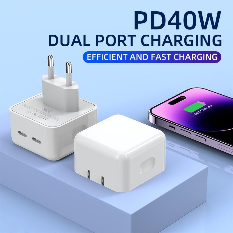 Fast charger PD40W Dual circuit