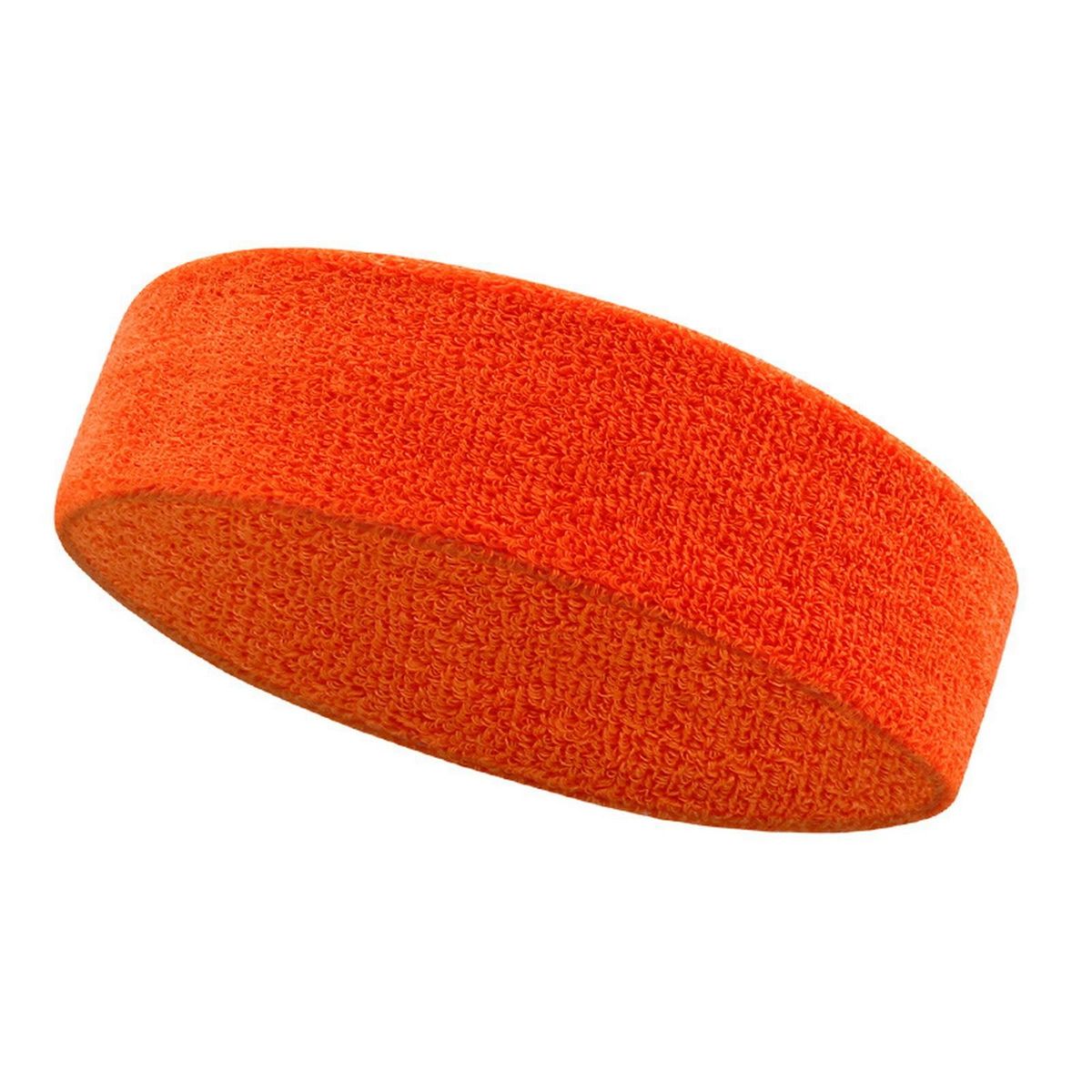 Yoga Headband Performance Headband Moisture-wicking Stretchy for Yoga Orange
