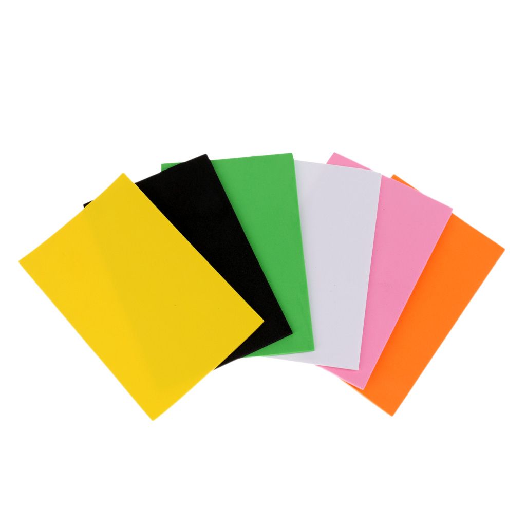 6Pcs 2mm Fly Tying EVA Foam Sheet Fly Tying Materials Crafts For Fly