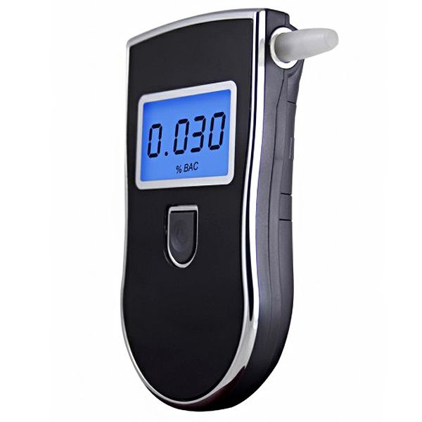 Professional Police Digital Breath Alcohol Tester Breathalyzer With LCD Screen