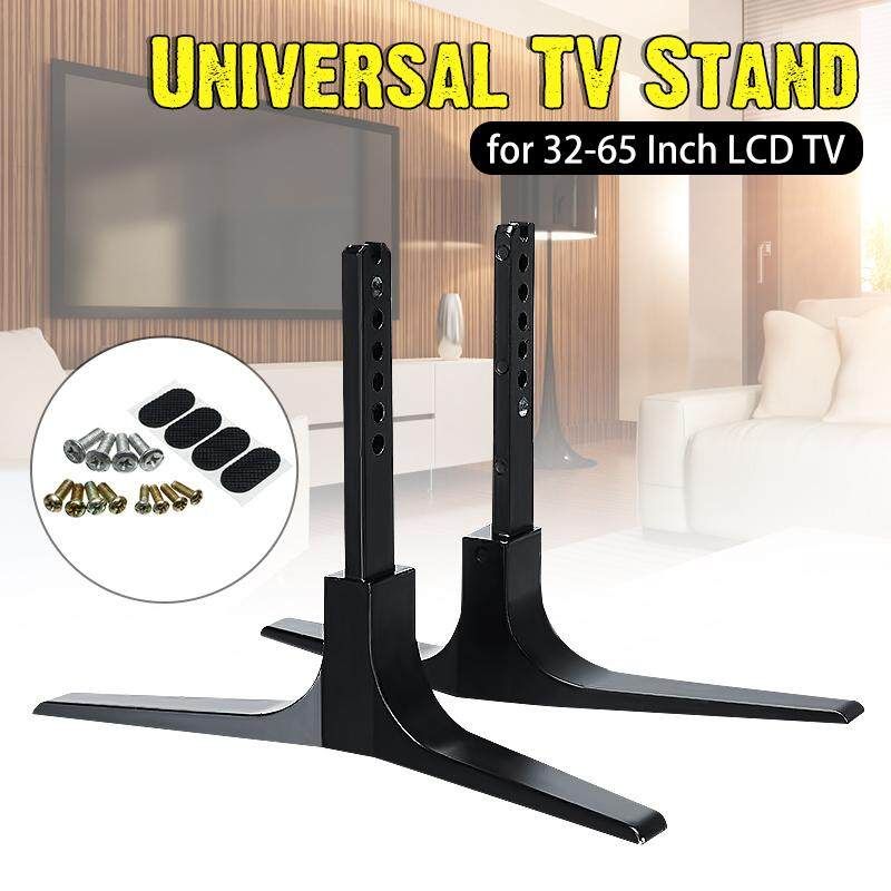 Universal TV Stand Base Plasma LCD Flat Screen Table Top Pedestal Mount 32-65