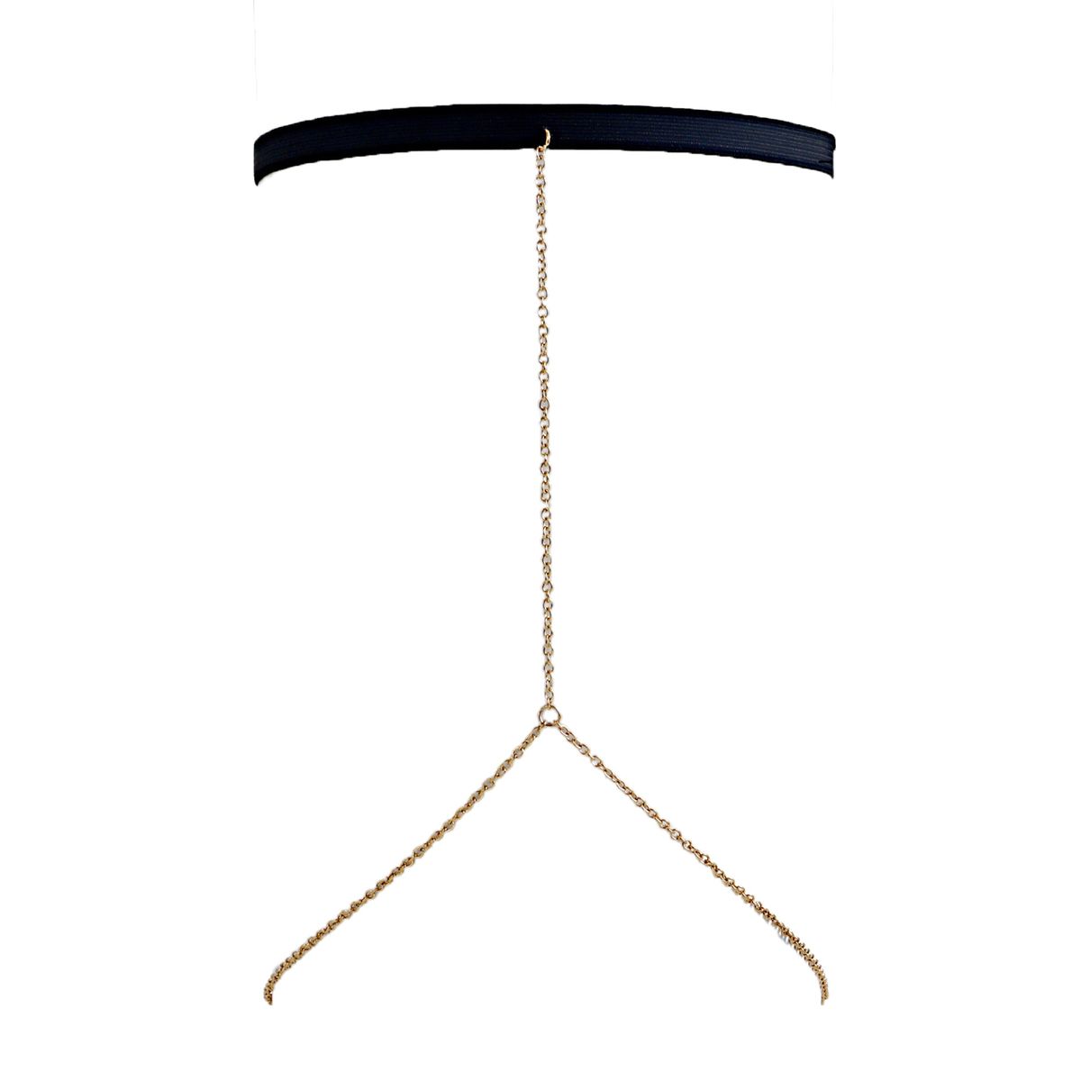 Leg Chain Elastic Force Body Thigh Chain Fashion Accessories Golden