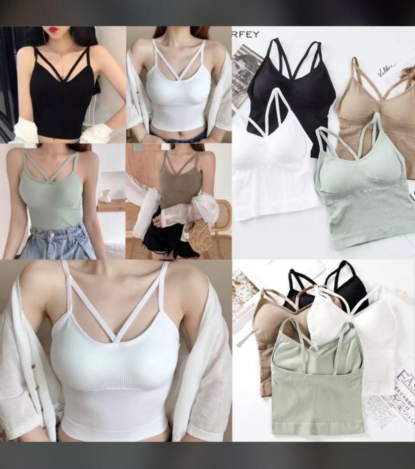 3pcs Ladies Stretch To Fit Brallet Camisole