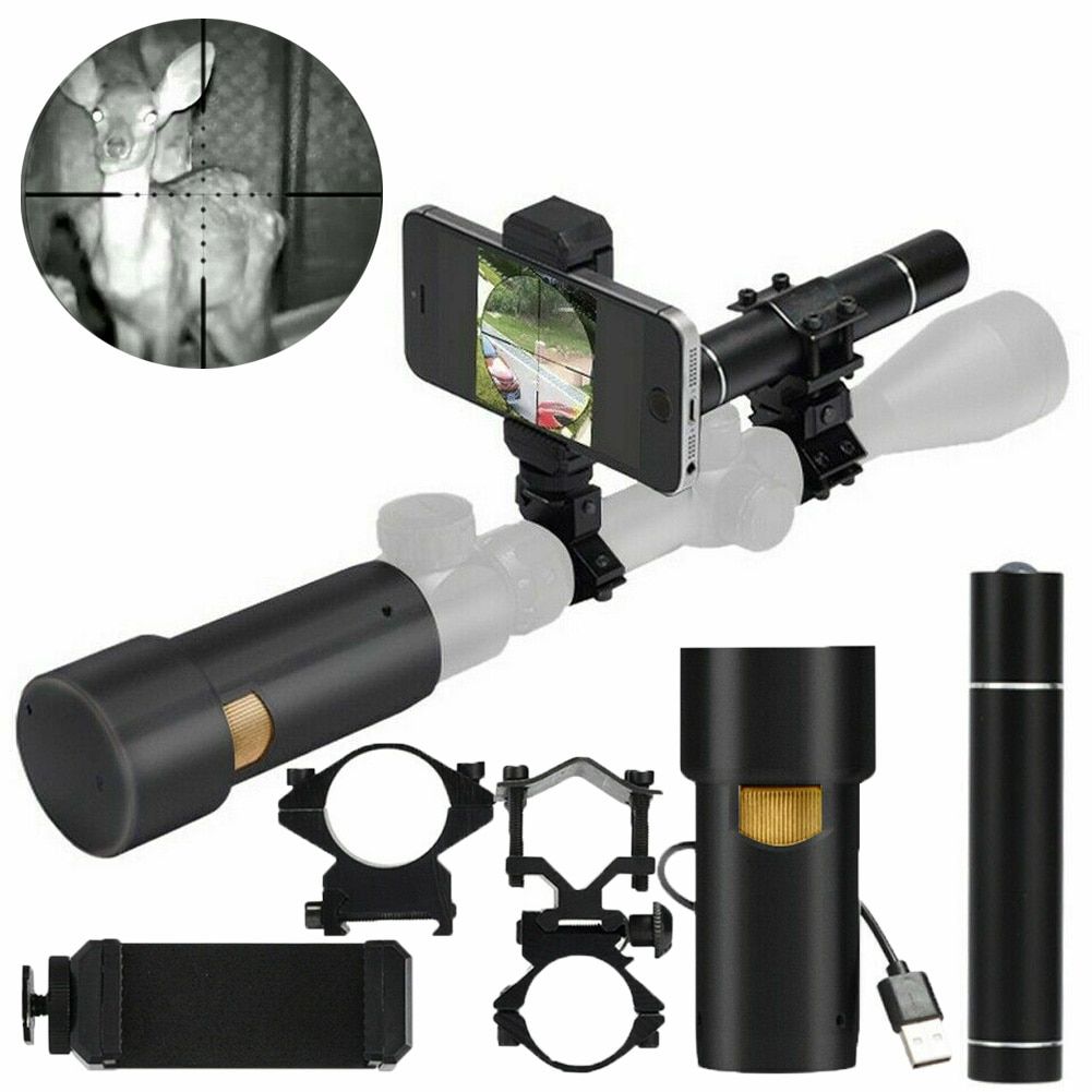 Infrared Night Vision Rifle Scope System DIY IR Camera 12mm