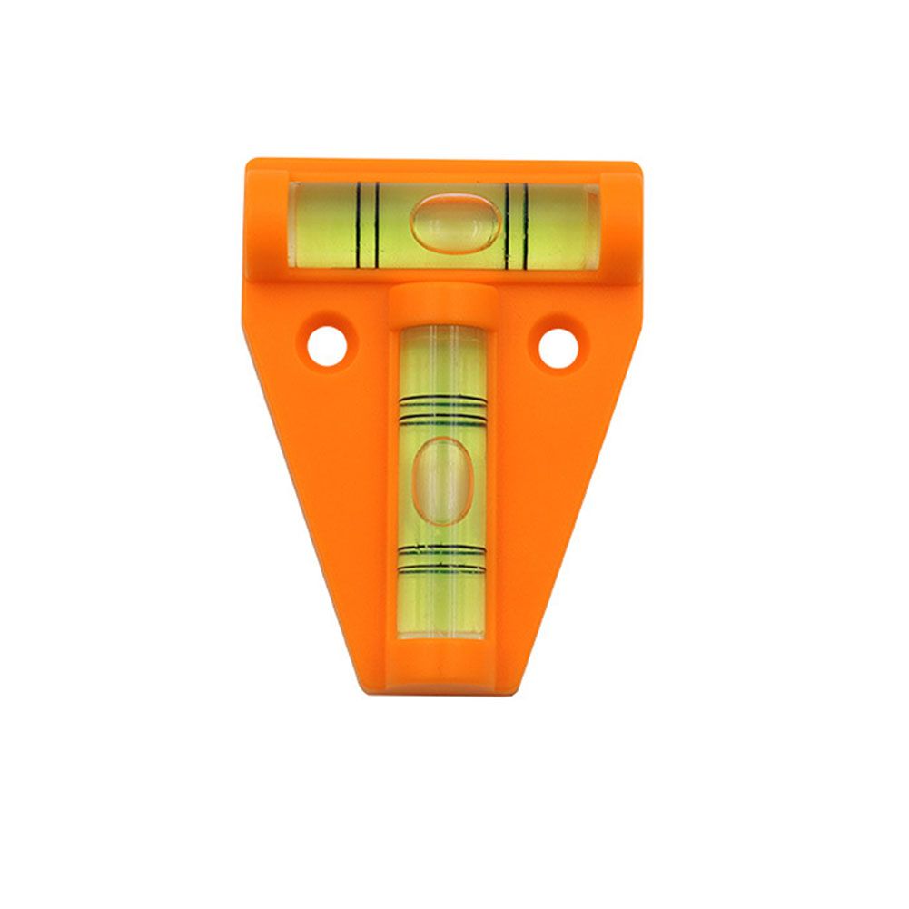 Measure Bubble Tool Mini Plastic Measure Instrument Orange