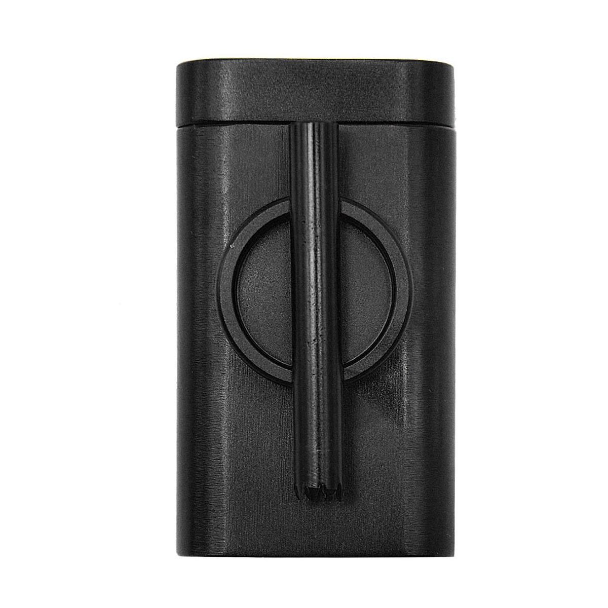 Abrader Storage Box Mini Grinder with Storage Box Black