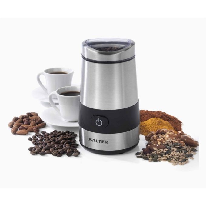 Compact Coffee & Spice Grinder With Transparent Lid