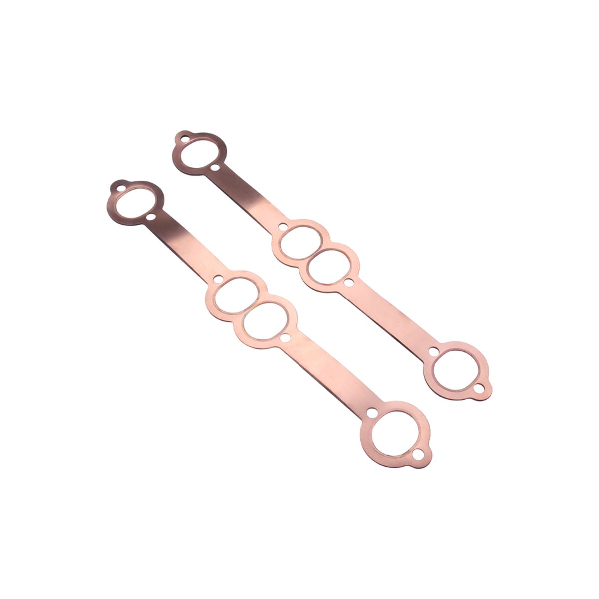 1.8in*1.5in Car Exhaust Gaskets Oval Port Copper Head