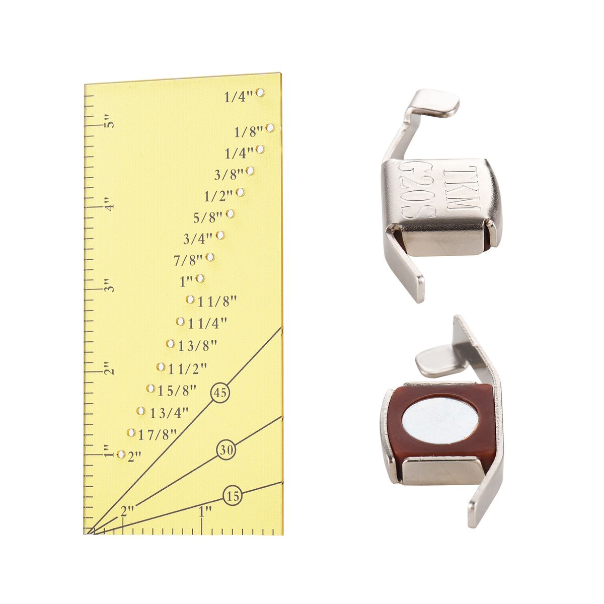 Seam Allowance Ruler And 2 Magnetic Seam Guide For Sewing
