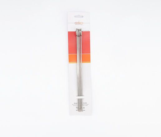Shashlik Skewer 4-Pieces Set, Stainless Steel