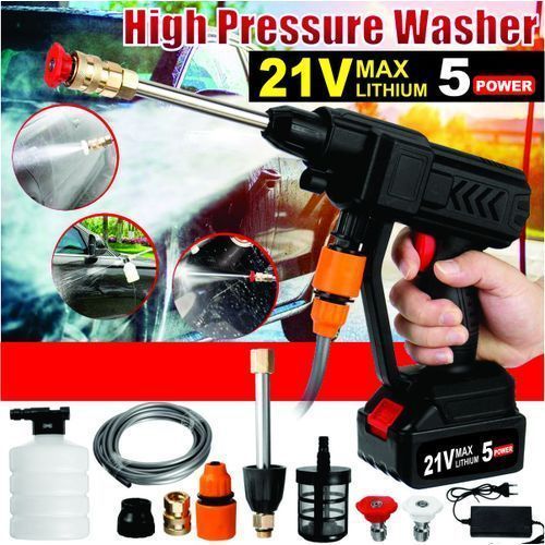 Handheld Cordless High Pressure Multi Purpose Car Washer 48VH 15000mah