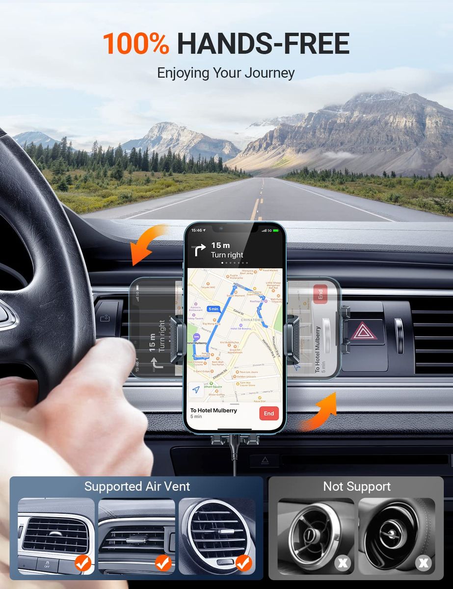 Universal Automobile Air Vent Phone Holder