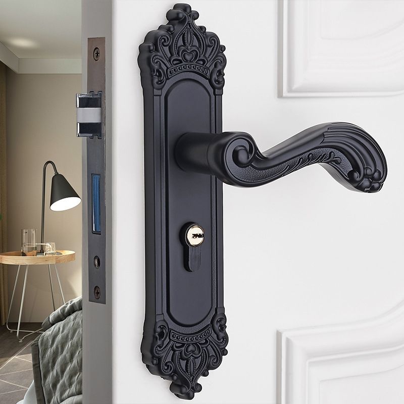 L25-956 Modern Interior Bedroom Solid Wood Door Handle