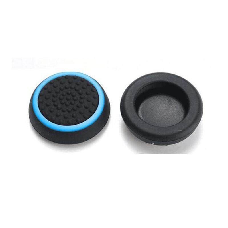 Replacement Joystick Thumbstick Cap Cover For PS2 PS3 PS4 XBOX 360 Controller Black+Blue Circle Blue