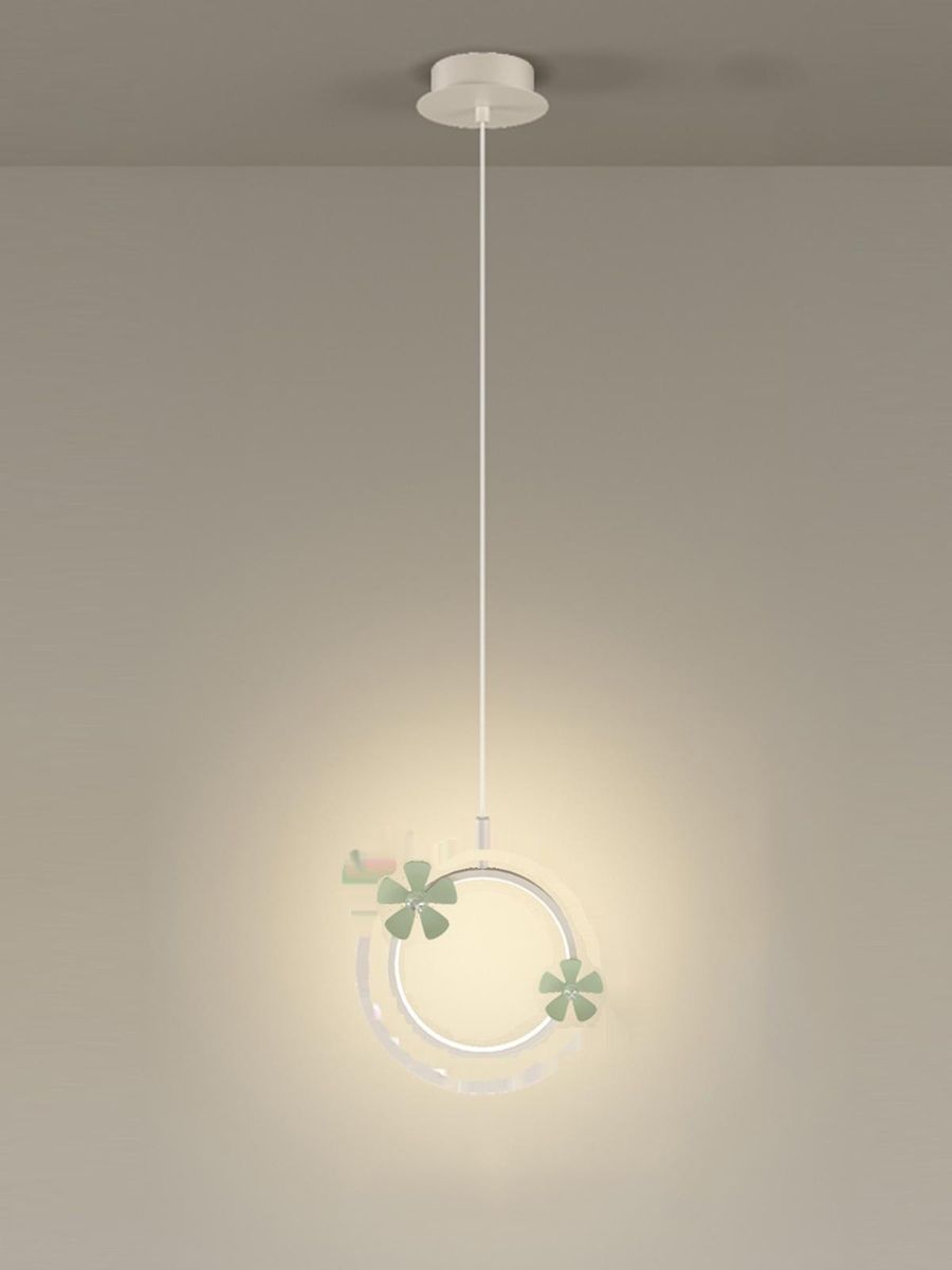 Simple and modern cream style flower bedroom living room chandelier