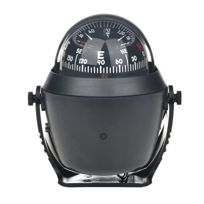 Marine Navigation Waterproof Outdoor Trip Tools Illuminated Marine  -black-14*12*11cm