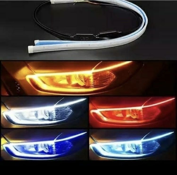 Universal 7Color Running Head Lamp Lstrip Light