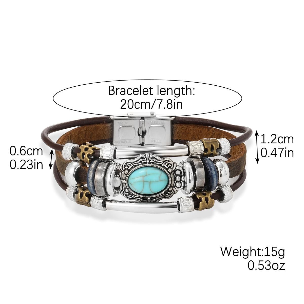 Vintage bracelet lucky bracelet S2208-6