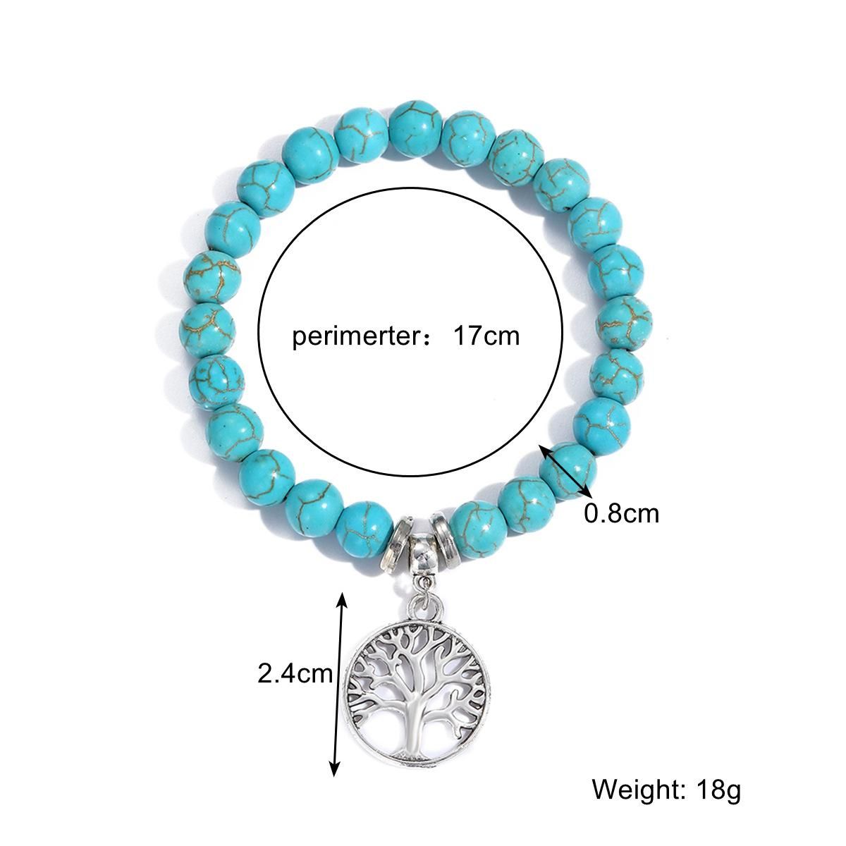 Beaded Bracelet Turquoise Bracelet S2208-5
