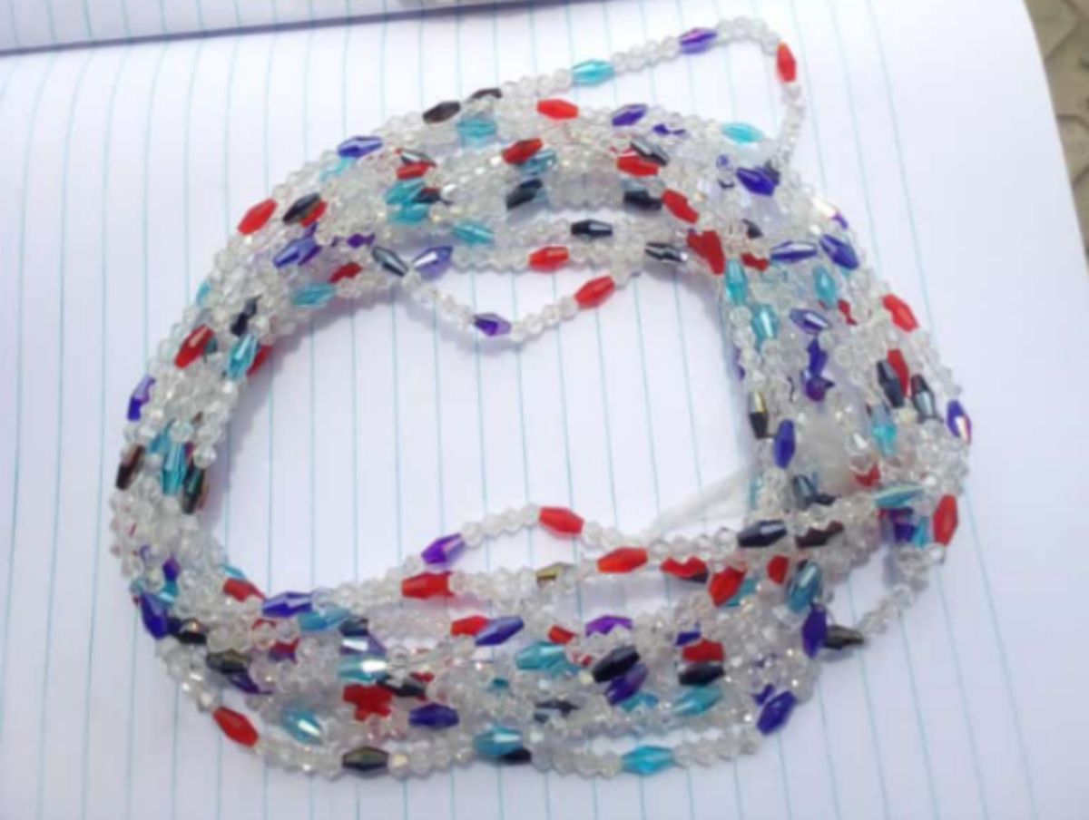 Turkish Caribbean  Multicolour Sexy  Waist Bead.