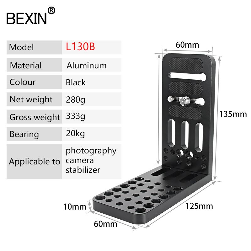 Professional Camera Tripod L Board Video Bracket SLR