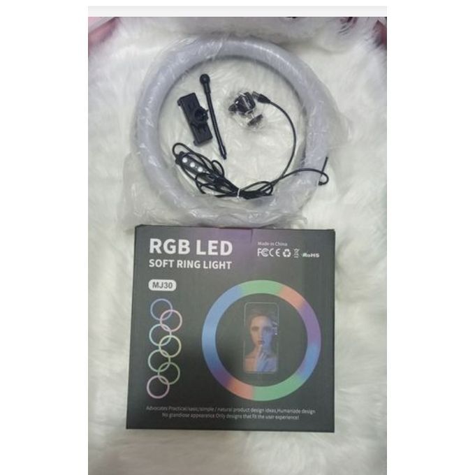 12 Inch Ring Light & Tripod Stand & Phone Holder RGB LED