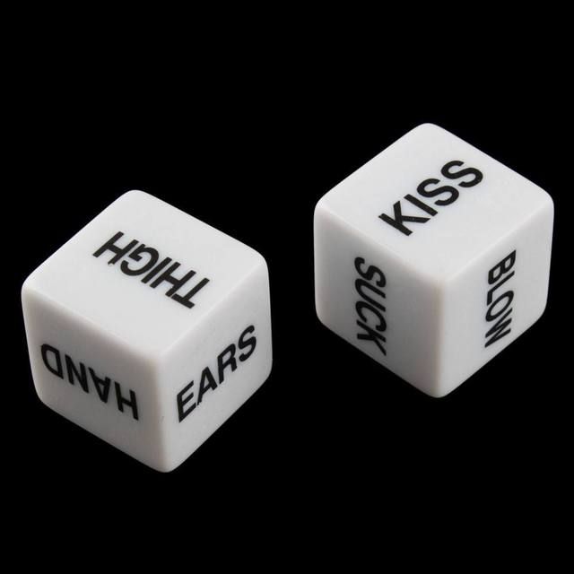 A Set Of Foreign Trade Boutique White English Fun Dice Dice